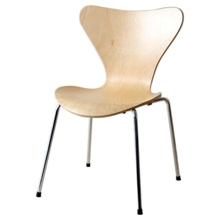 Fine Mod Imports Fine Mod Imports FMI10050natural Fine Mod Imports Jays Dining Chair; Natural FMI10050natural